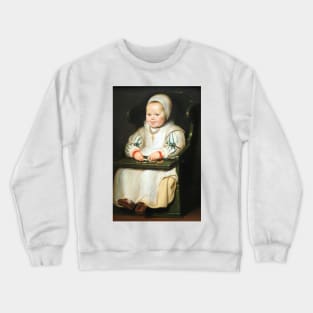 Portrait of Susanna de Vos, the Painter's Third Daughter by Cornelis de Vos Crewneck Sweatshirt